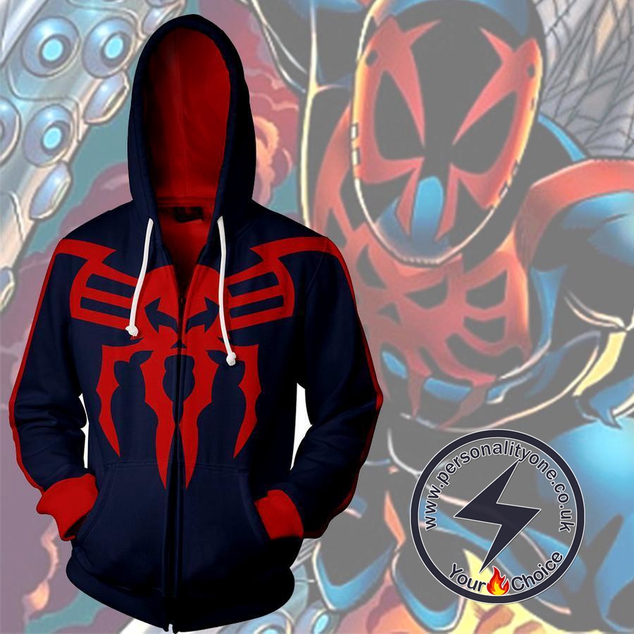 Spiderman Spider-Man 2099 Zip Up Hoodie Jacket